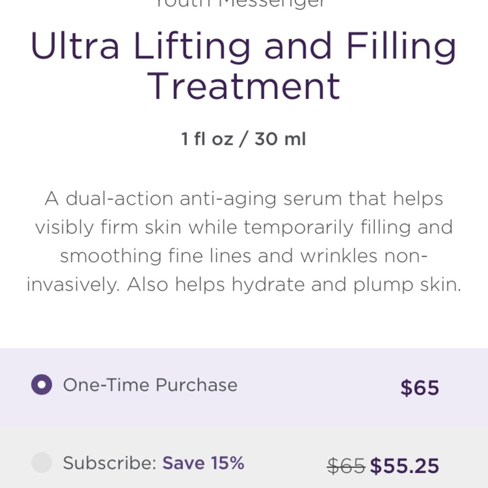 Meaningful Beauty Cindy Crawford Ultra Lifting and filling treatment - Picture 3 of 4